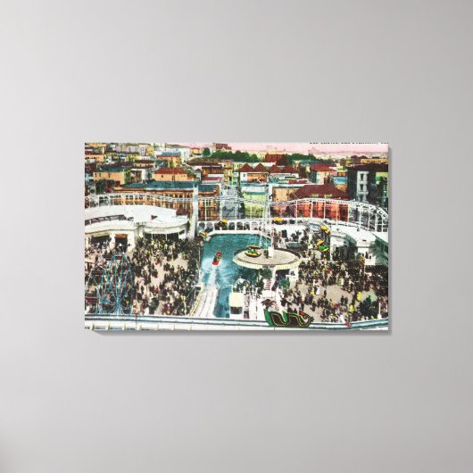 上からのシュートの表示#2 キャンバスプリント (正面)