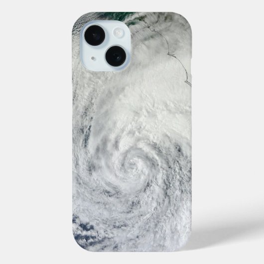 上からのハリケーン・サンディ Case-Mate iPhoneケース (裏面)