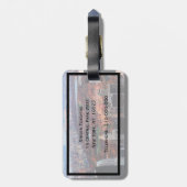 上からのビュー:オータムインセントラルパーク01 ラゲッジタグ (裏面縦)