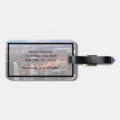 上からのビュー:オータムインセントラルパーク01 ラゲッジタグ (裏面横)