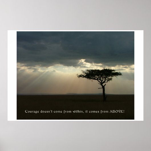 上からの勇気 ポスター (正面)