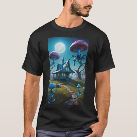 上からの危険 Tシャツ (正面)