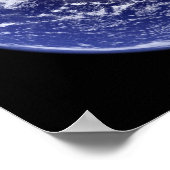 上からの地球:西半球 ポスター (角)