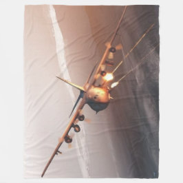 上からの死亡 フリースブランケット