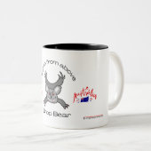 上からの死 ツートーンマグカップ (正面右)