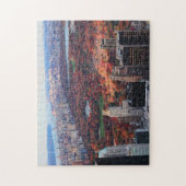 上からの眺め:セントラルパーク秋01 ジグソーパズル (縦)