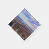 上からの眺め:セントラルパーク秋01 スタンダードカクテルナプキン (角)