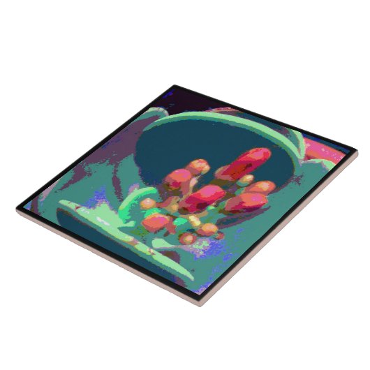 上からの芽 タイル (側面)