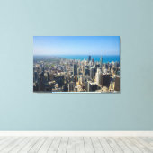 上からシカゴ キャンバスプリント (インサイチュ (ウッドフロア))