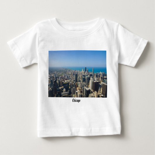 上からシカゴ ベビーTシャツ (正面)