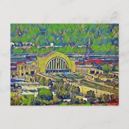 上からシンシナティUnion端絵を描末 ポストカード