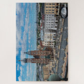 上からポーランドのクラクフ市の中心 ジグソーパズル (縦)