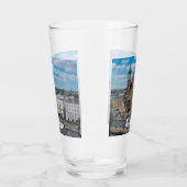 上からポーランドのクラクフ市の中心 タンブラーグラス (右)