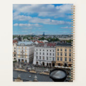 上からポーランドのクラクフ市の中心 プランナー手帳 (裏面)