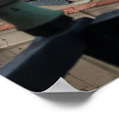 上からポーランドのクラクフ市の中心 ポスター (角)