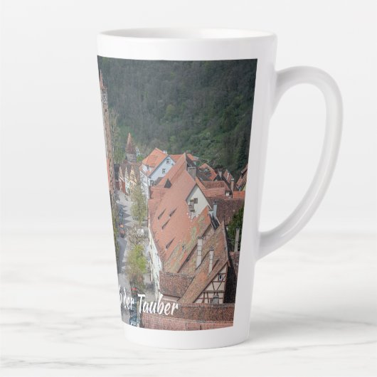 上からローテンブルクのオブダータウバー旧市街 カフェラテマグ (右)