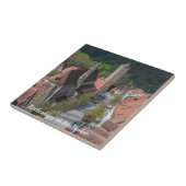 上からローテンブルクのオブダータウバー旧市街 タイル (側面)