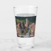 上からローテンブルクのオブダータウバー旧市街 タンブラーグラス (裏面)