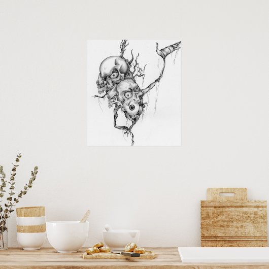 上から下 ポスター (キッチン)