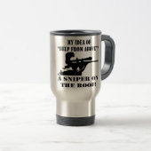 上から救済のアイディア?屋根の上のスナイパー! トラベルマグ (正面右)