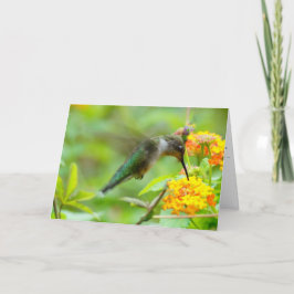 上から来の善い物 サンキューカード