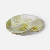 上から白いタコユリ ペーパープレート (アングル)