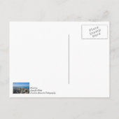 上から考えのシカゴ ポストカード (裏面)