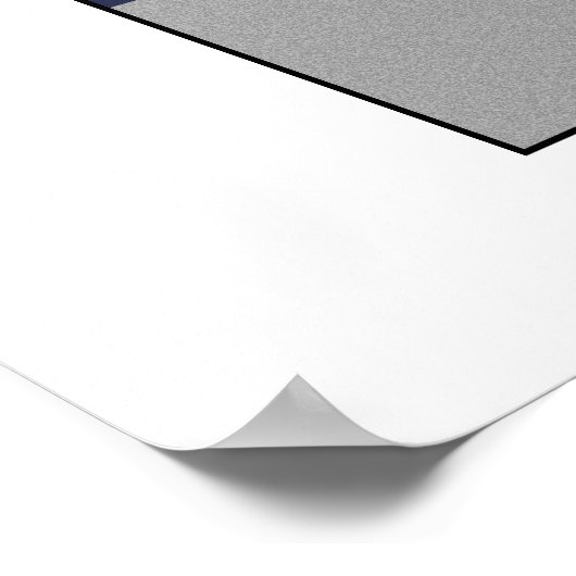 上から表示 ポスター (角)