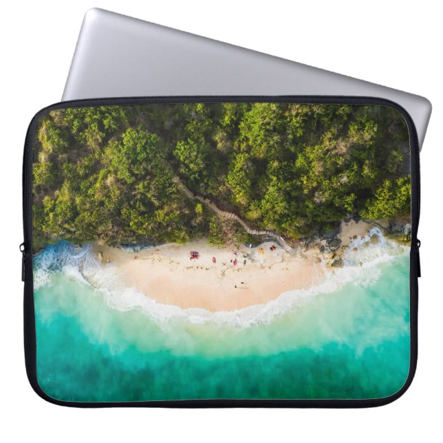 上から見た、素晴らし一部のツアーの上空から見る ラップトップスリーブ (正面)