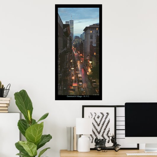 上から見る ポスター (ホームオフィス)