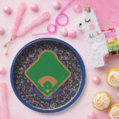 上から野球場 ペーパープレート (パーティー)