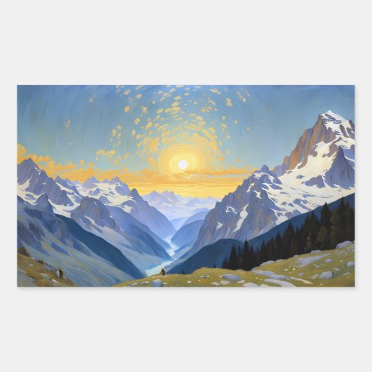 上から 長方形シール (正面)