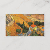 上からPlowmanとの谷；ビンセント・ヴァン・ゴッホ 名刺 (裏面)