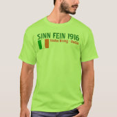 上がっているシンフェーン党-イースター1916年 Tシャツ (正面)