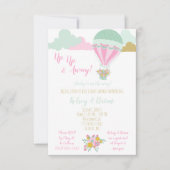 上がって上遠くに!ベビーが行く! 招待状 (正面)