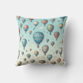 上がって上遠くに!熱お洒落気球 クッション (裏面)