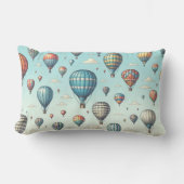 上がって上遠くに!熱お洒落気球 クッション (正面)
