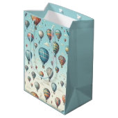 上がって上遠くに!熱お洒落気球 ミディアムペーパーバッグ (裏面アングル)