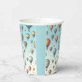 上がって上遠くに!熱お洒落気球 紙コップ (左)