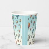 上がって上遠くに!熱お洒落気球 紙コップ (右)