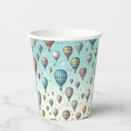 上がって上遠くに!熱お洒落気球 紙コップ