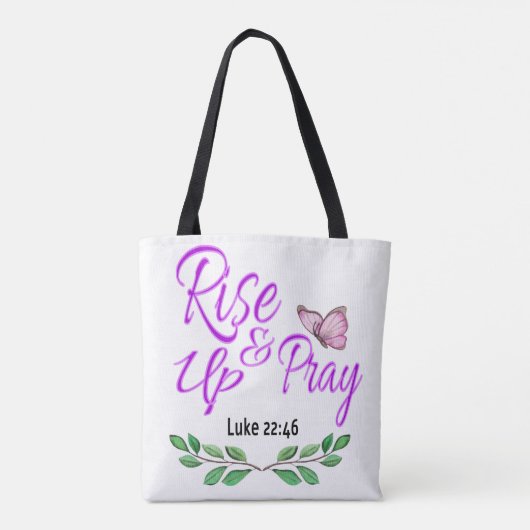 上がって下さい及び祈って下さい トートバッグ (裏面)