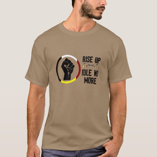 上がって下さい-これ以上のTシャツを空転させないで下さい Tシャツ (正面)