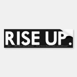 上がって下さい バンパーステッカー