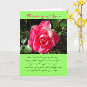 上がりました… あなたの考えること。 カード (黄色い花)