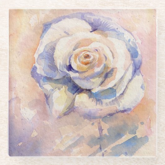 上がりました ガラスコースター (正面)