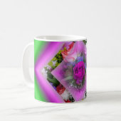 上がりま作成します コーヒーマグカップ (正面左)