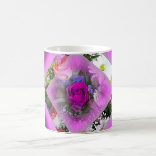 上がりま作成します コーヒーマグカップ (中央)