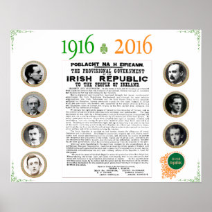 上がるイースター1916年- 2016記念するポスター ポスター