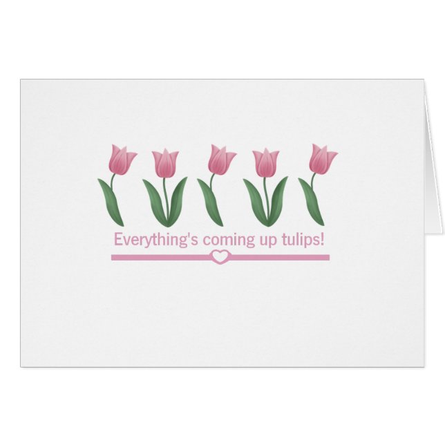 上がるチューリップ (正面横)